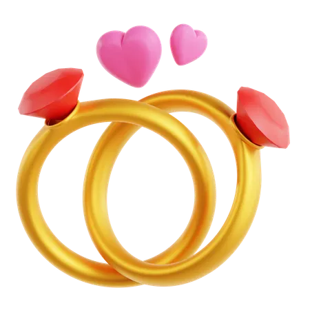 Diamond Ring  3D Icon