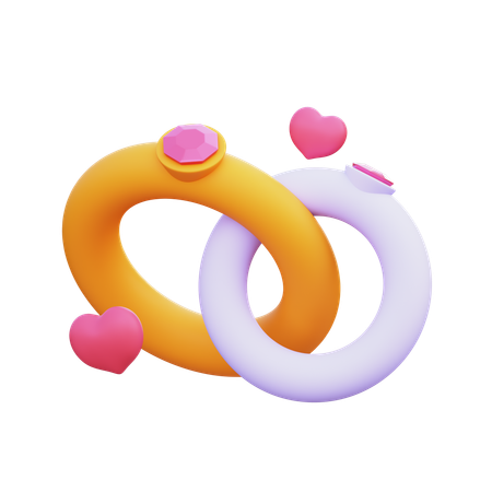 Diamond Ring  3D Icon