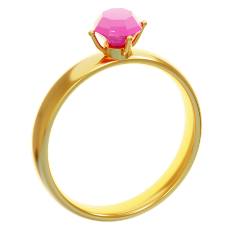 Diamond Ring  3D Icon