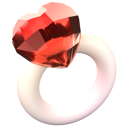 Diamond Ring  3D Icon