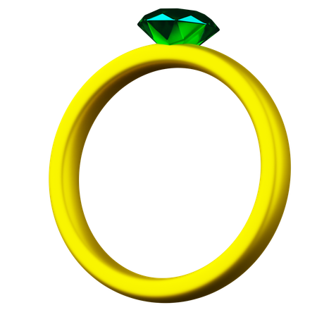 Diamond Ring  3D Icon