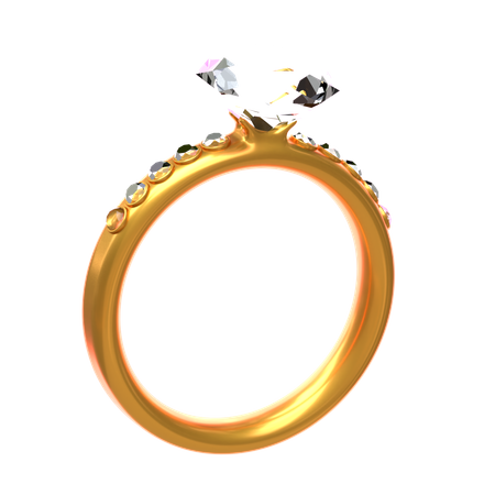 Diamond Ring  3D Icon