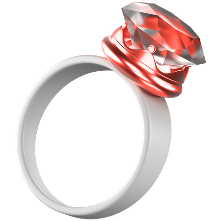 Diamond Ring  3D Icon