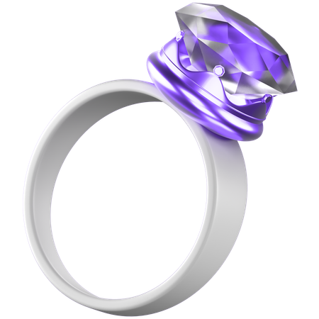 Diamond Ring  3D Icon