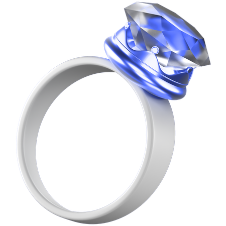 Diamond Ring  3D Icon