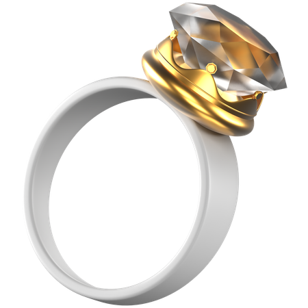 Diamond Ring  3D Icon