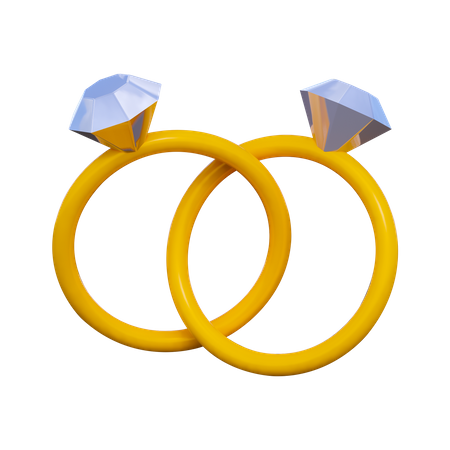 Diamond Ring  3D Icon