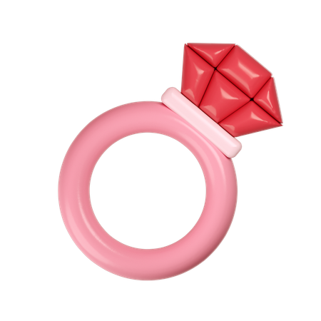Diamond Ring  3D Icon