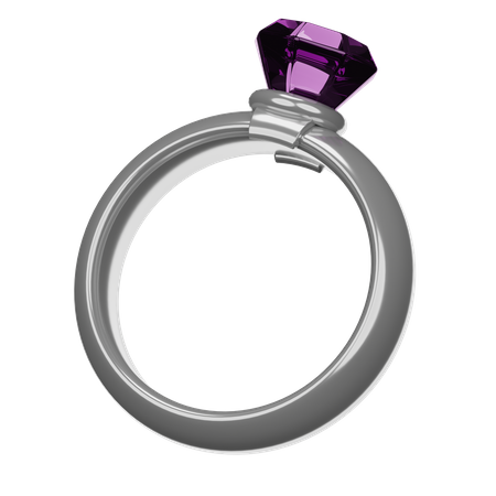 Diamond Ring 3D Icon