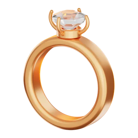 Diamond Ring  3D Icon