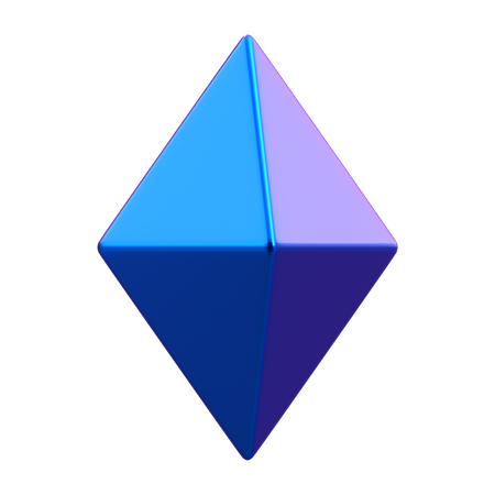 Diamond Shape  3D Icon