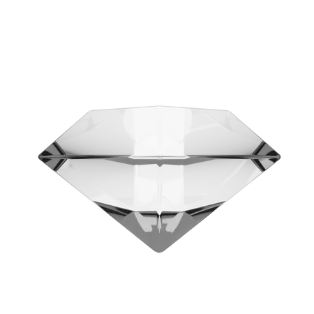 Diamond Shape  3D Illustration