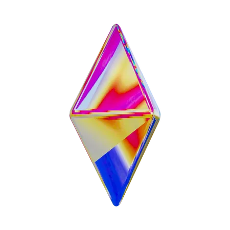 Diamond Shape  3D Illustration