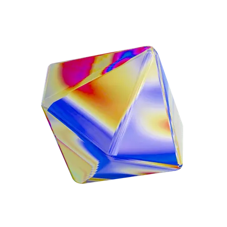 Diamond Shape  3D Illustration