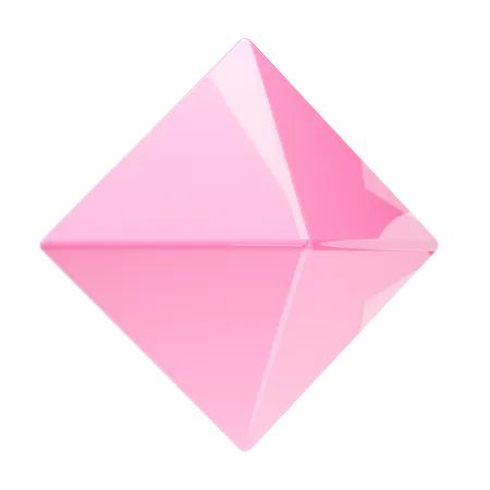 Diamond Shape Icon 3D Icon