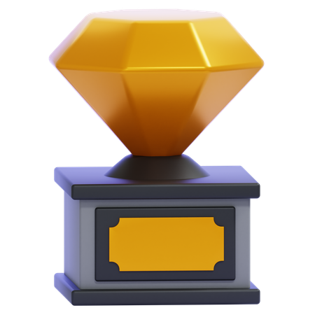 Diamond Trophy  3D Icon