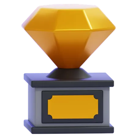 Diamond Trophy  3D Icon
