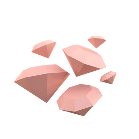 Diamonds  3D Illustration
