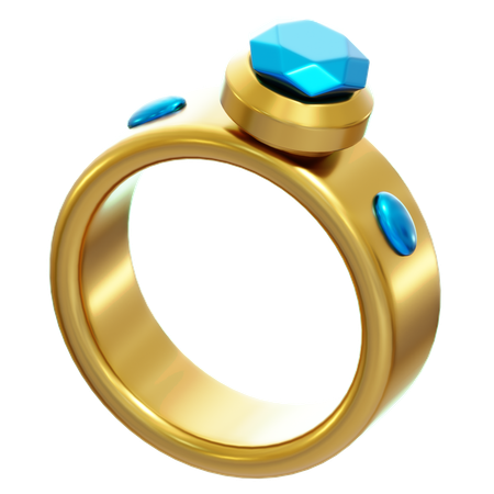 Diamonds Ring  3D Icon