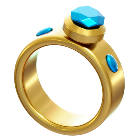 Diamonds Ring  3D Icon