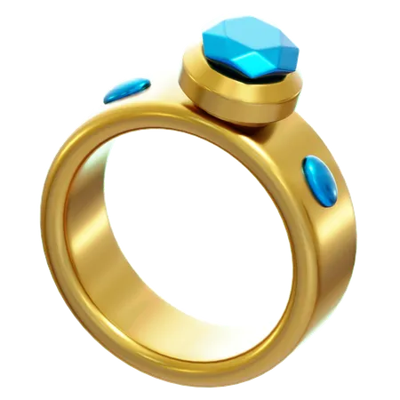 Diamonds Ring  3D Icon