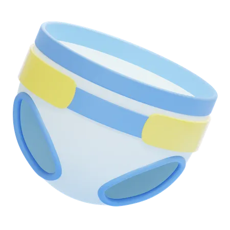 Diaper  3D Icon