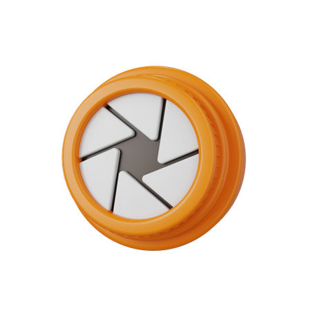 Diaphragm  3D Icon