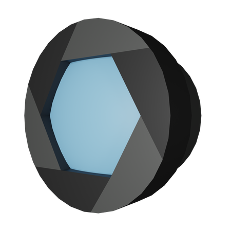 Diaphragme  3D Icon