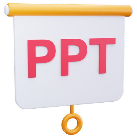 Diapositiva ppt  3D Icon