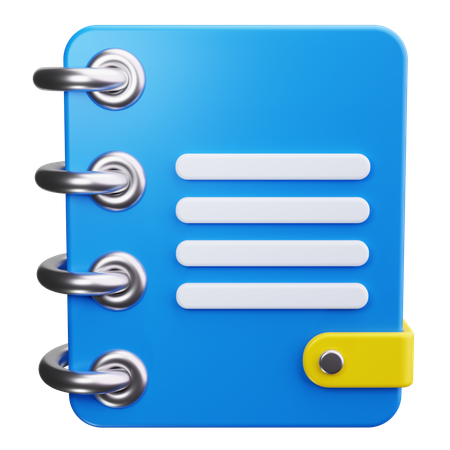 Diario  3D Icon