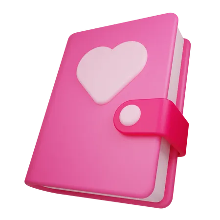 Diário de amor  3D Icon