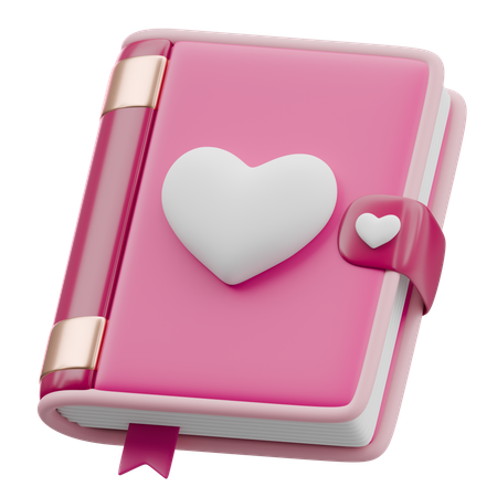 Diario de amor  3D Icon