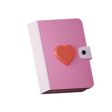Diario de amor  3D Icon