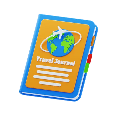 Diario de viaje  3D Icon