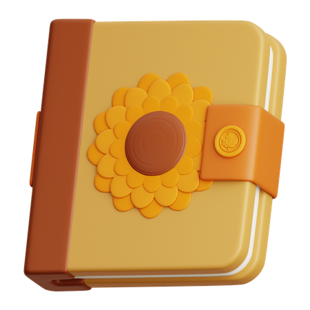 Diario  3D Icon