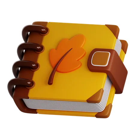 Livro diário  3D Icon