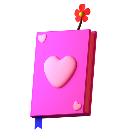 Diario de san valentin  3D Icon