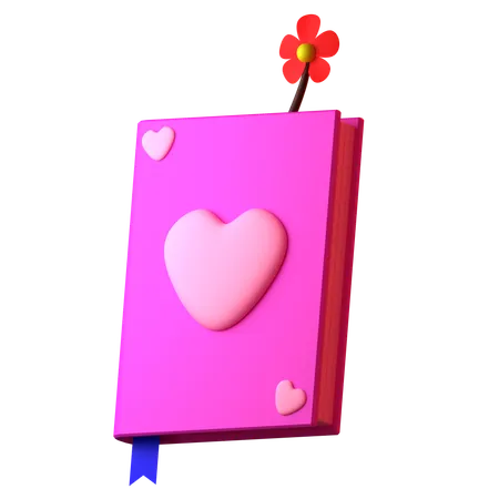 Diario de san valentin  3D Icon