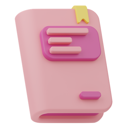 Diary  3D Icon