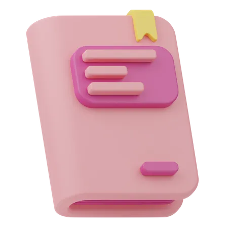 Diary  3D Icon