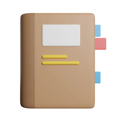 Diary  3D Icon