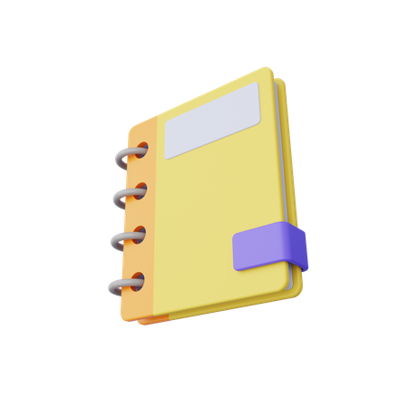 Diary  3D Icon