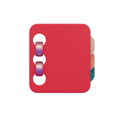 Diary  3D Icon