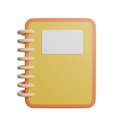 Diary  3D Icon