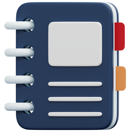 Diary  3D Icon