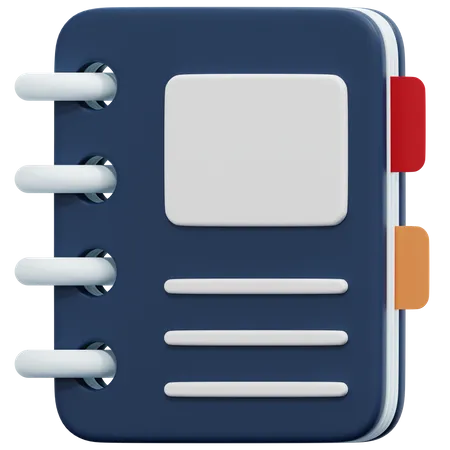 Diary  3D Icon