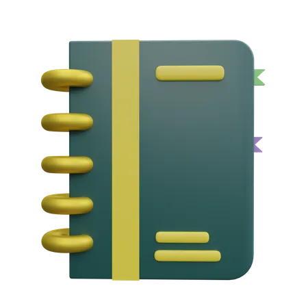 Diary  3D Icon