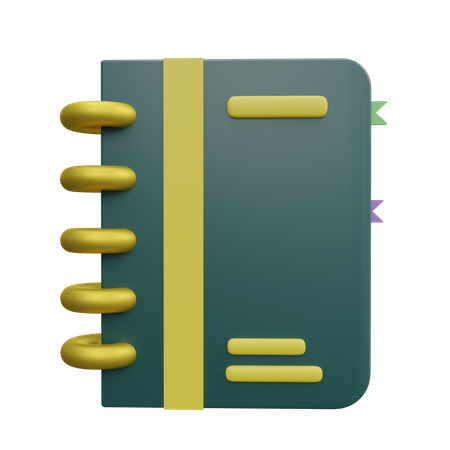 Diary  3D Icon