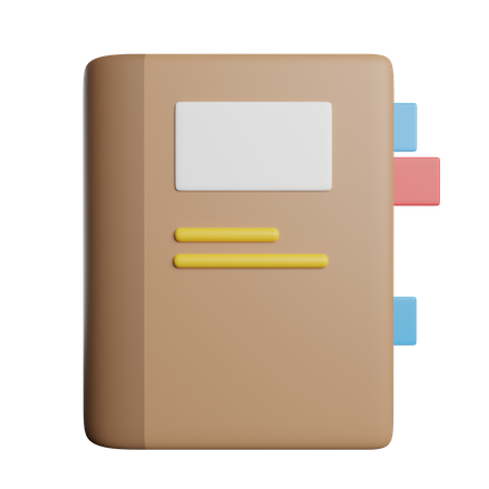 Diary  3D Icon