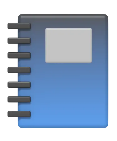 日記帳  3D Icon